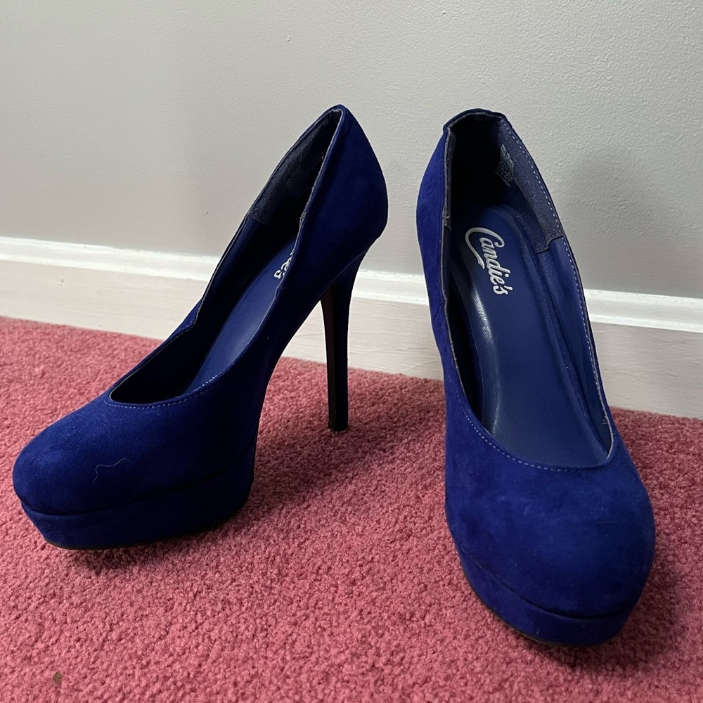 Royal Blue Candies Heels